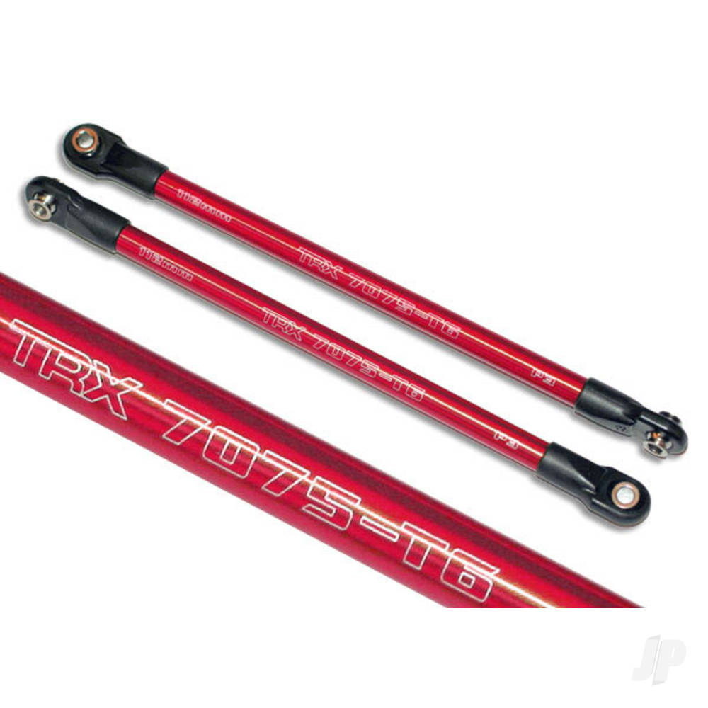 Traxxas Push rod (Aluminium) (assembled with rod ends) (2 pcs) (Red) (use with #5359 progressive 3 rockers)
