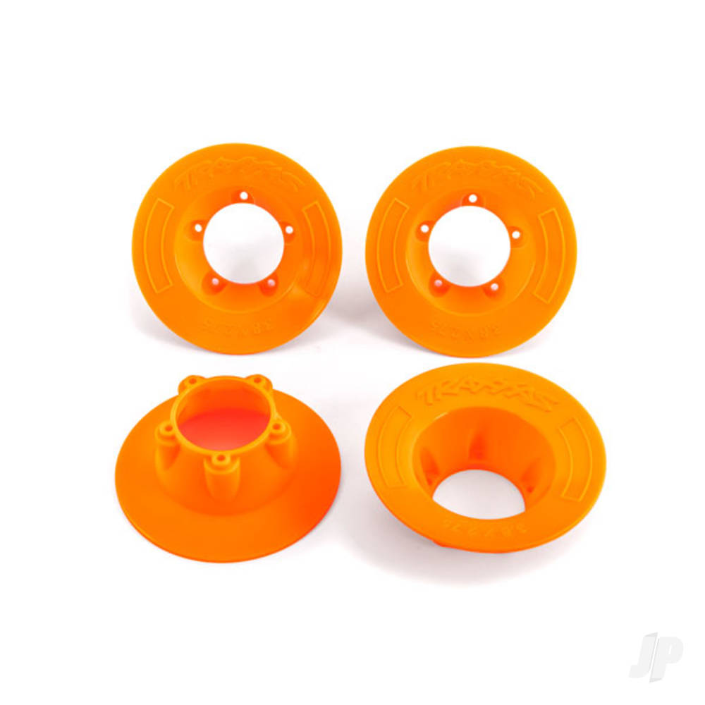 Traxxas Wheel Covers, Orange (4 pcs) (fits #9572 wheels)