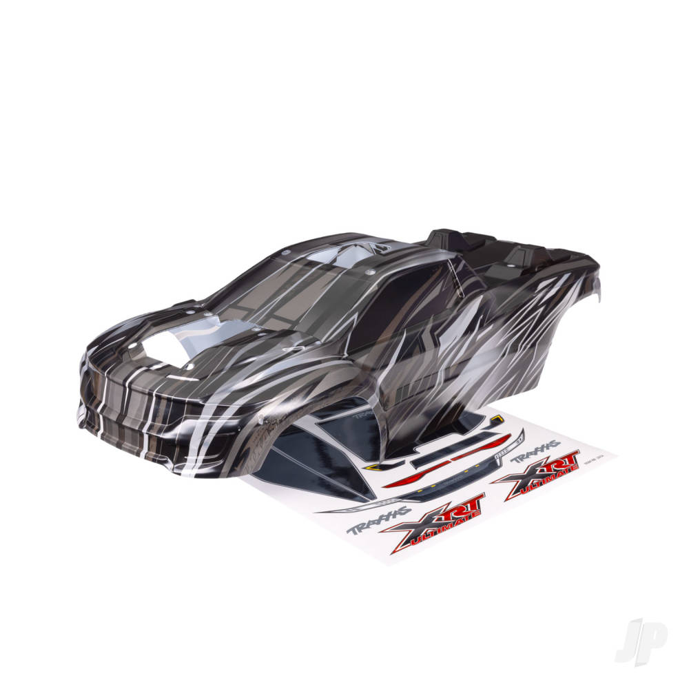 Traxxas Body, XRT Ultimate, ProGraphix (graphics are printed, requires paint & final colour application)/ decal sheet
