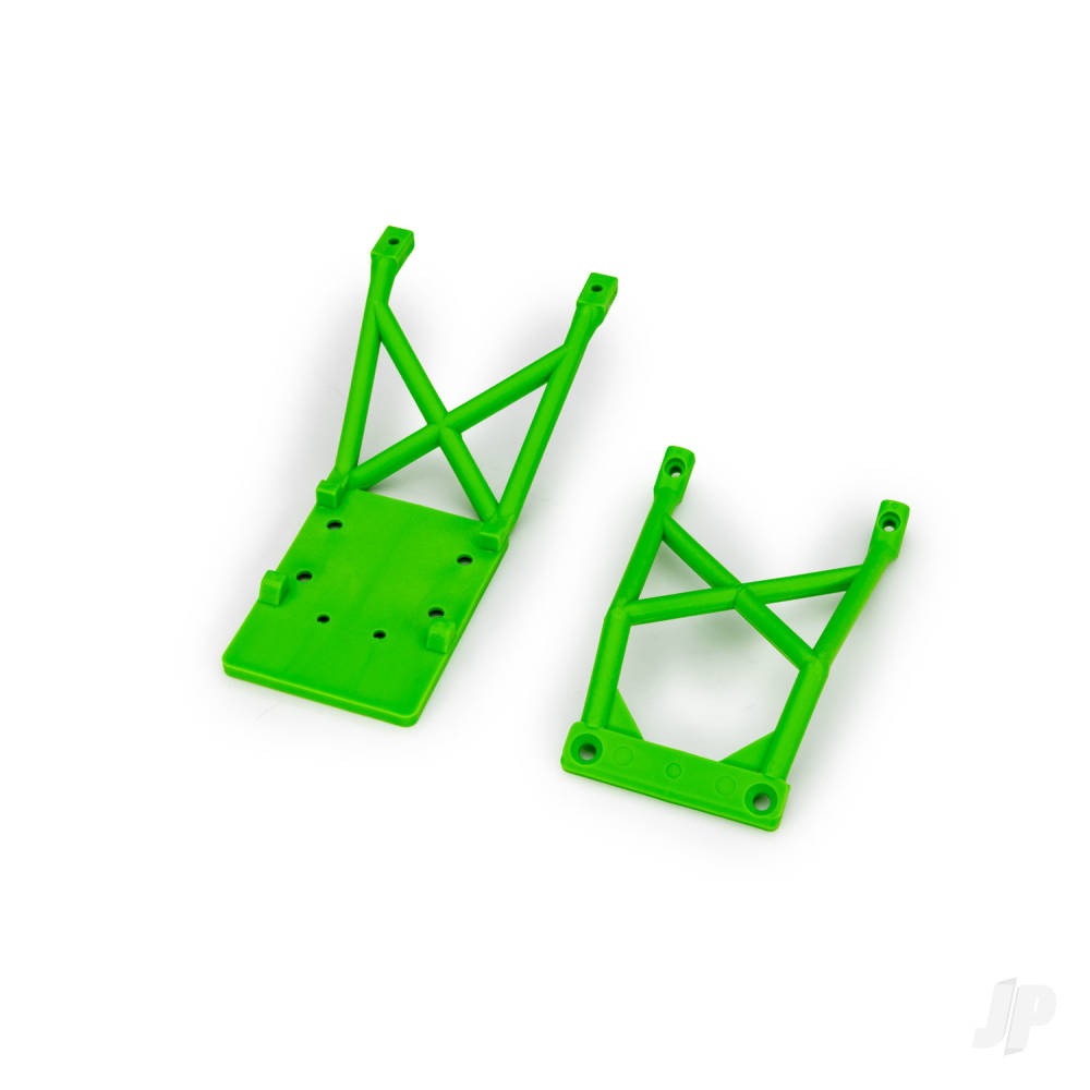 Traxxas Skid plates, Front & Rear (Green)