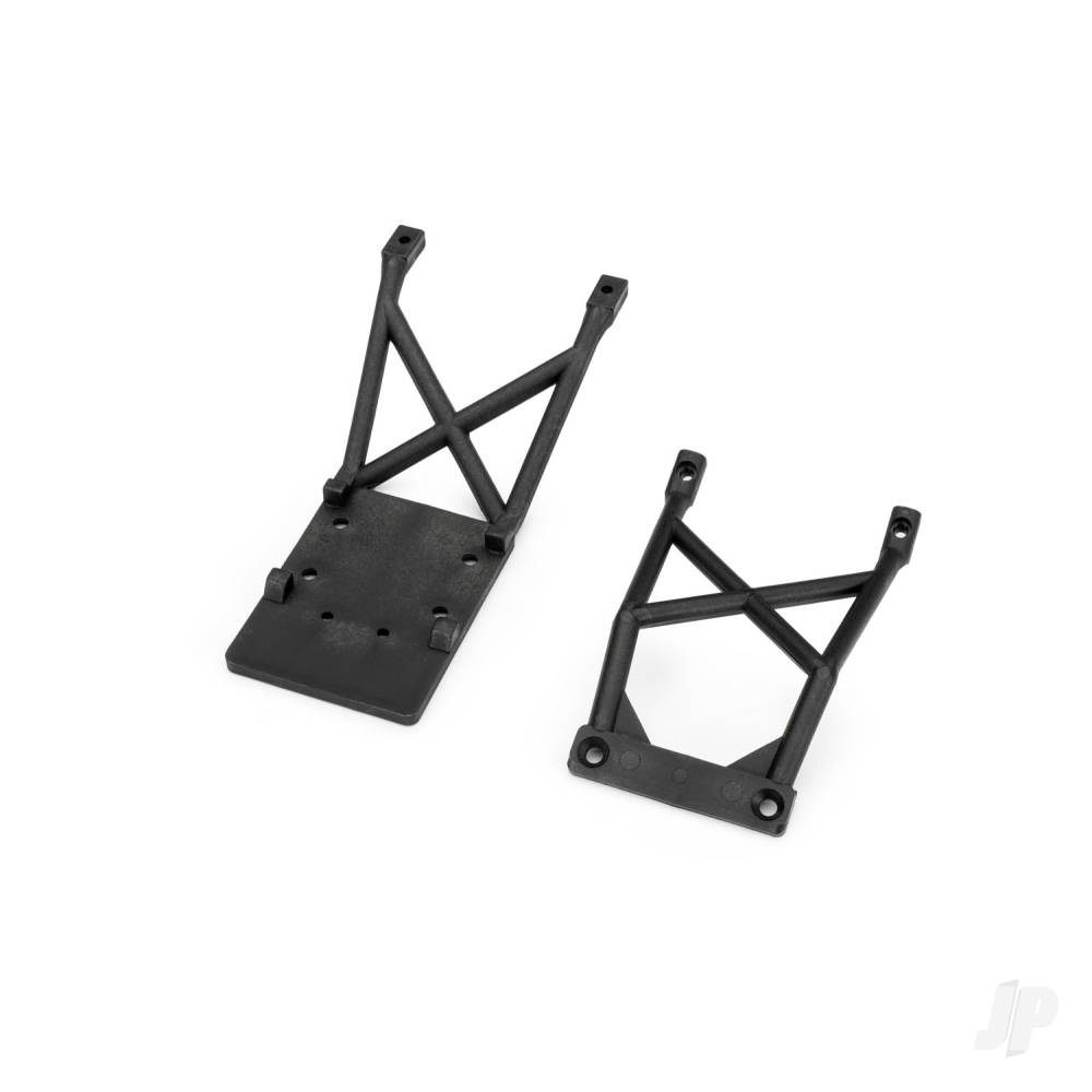 Traxxas Skid plates, Front & Rear (Black)