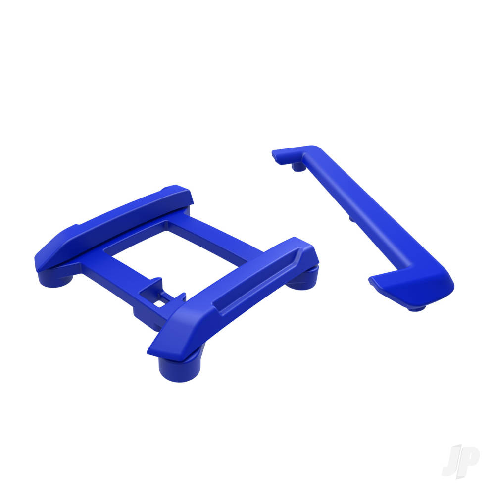 Traxxas Skid plate (roof), tailgate protector (Blue), mounts (2 pcs), 3x8mm BCS (7 pcs) (fits #10711 body)