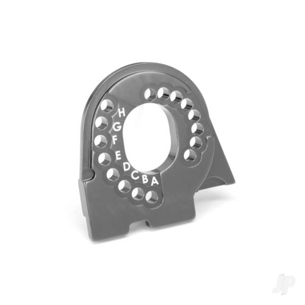 Traxxas Motor mount plate, 6061-T6 aluminium (Charcoal Grey-anodised)