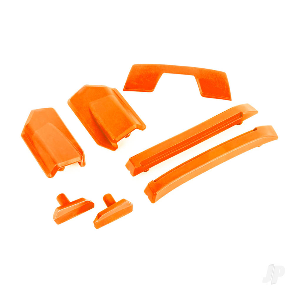 Traxxas Body reinforcement set, Orange / skid pads (roof) (fits #9511 body)