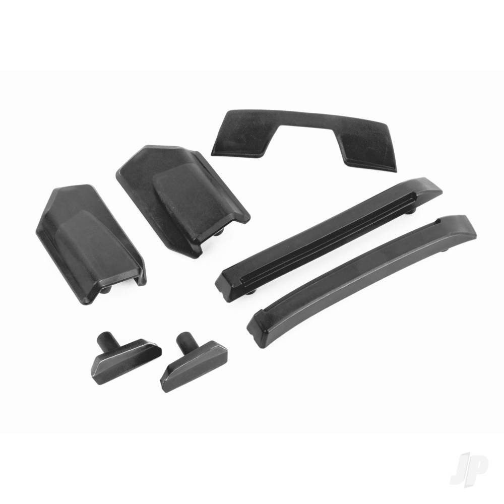 Traxxas Body reinforcement set, Black / skid pads (roof) (fits #9511 body)
