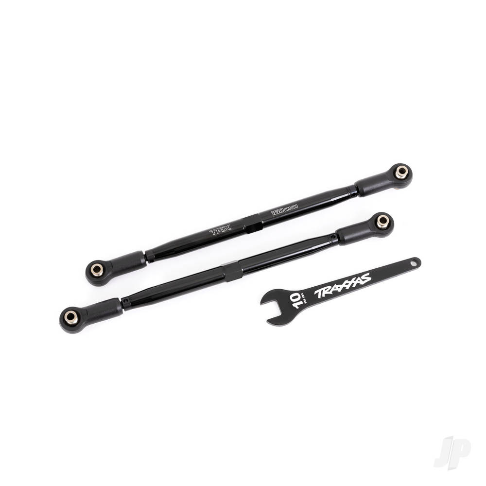 Traxxas Toe links, front (Tubes Black-anodised, 6061-T6 aluminium) (2 pcs) (for use with #7895 X-Maxx WideMaxx suspension kit)