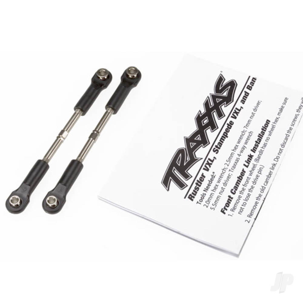 Traxxas Turnbuckles, toe link, 55mm (75mm centre to Center) (2 pcs) (assembled with rod ends and hollow balls)
