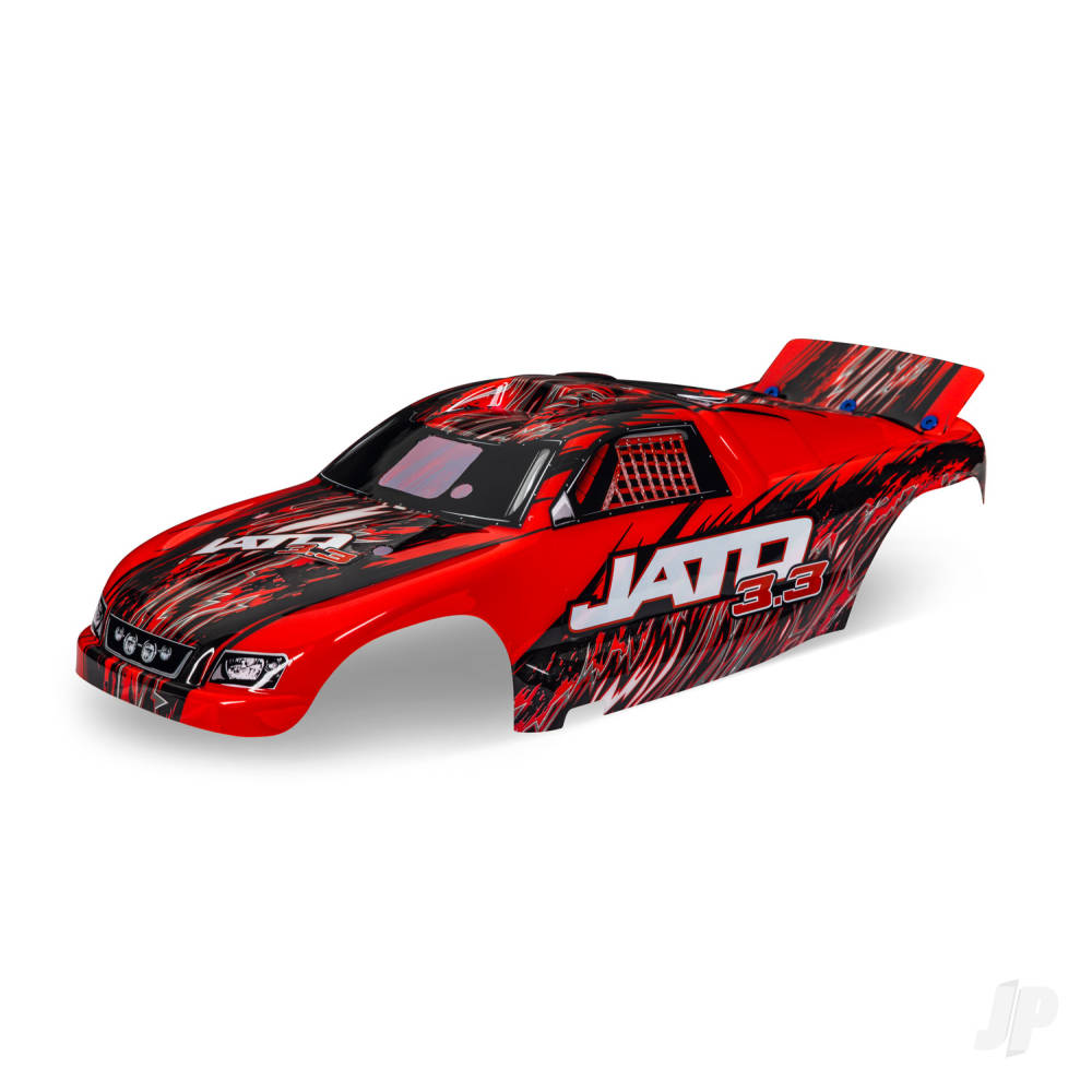 Traxxas Body, Jato, Red (painted, decals applied)