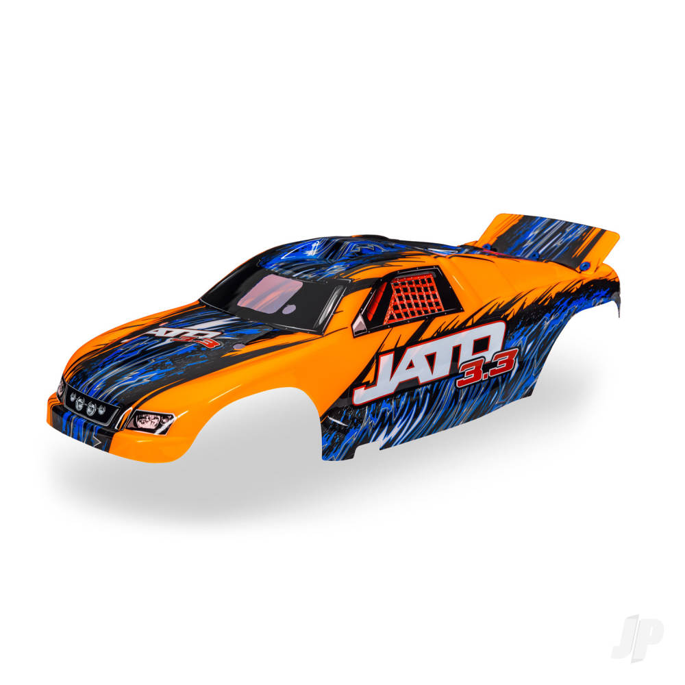 Traxxas Body, Jato, Orange (painted, decals applied)