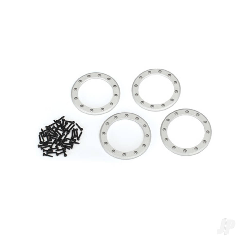 Traxxas Beadlock rings, Satin (2.2in) (Aluminium) (4 pcs) / 2x10 CS (48)