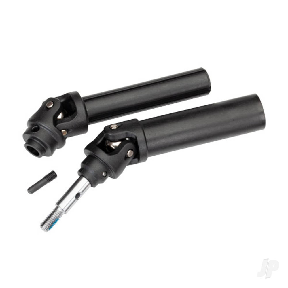 Traxxas Driveshaft assembly, Front, extreme heavy duty (1pc) (left or right) (fully assembled, ready to install) / screw pin (1pc)
