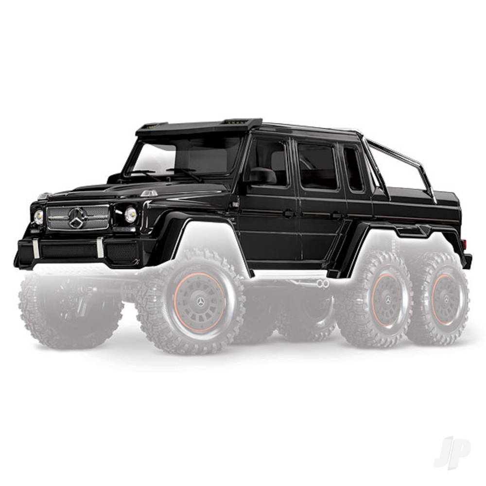 traxxas-body-mercedes-benz-g-63-complete-gloss-black-metallic-includes-grille-side-mirrors-door-handles-windshield-wipers