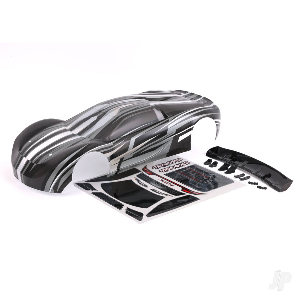 traxxas-body-xo-1-prographix-graphics-are-printed-requires-paint-final-colour-application-wing-wing-washers-left-right-wing-mounts-2-washers-2-4x10mm-bcs-4-4x12mm-bcs-4-decals