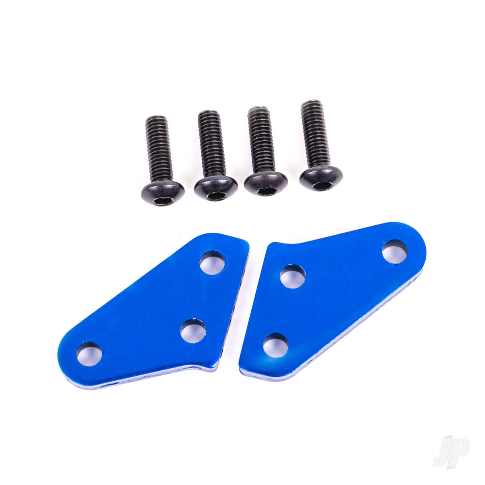 Traxxas Steering block arms (aluminium, Blue-anodised) (2) (fits #9537 and 9637 steering blocks)