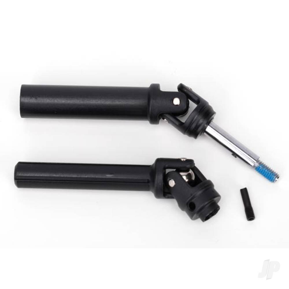 Traxxas Driveshaft assembly, Rear, heavy duty (1pc) (left or right) (fully assembled, ready to install) / screw pin (1pc)