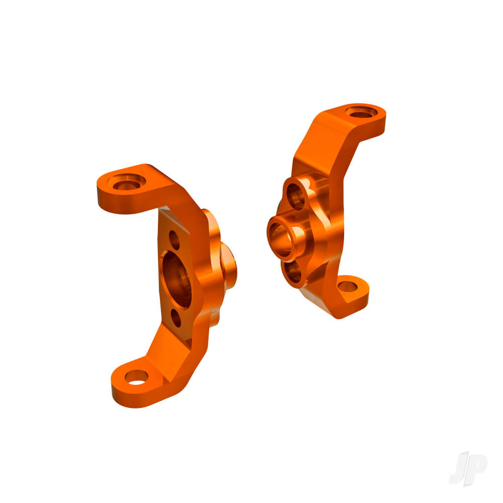 Traxxas Caster blocks, 6061-T6 aluminium (Orange-anodised) (left & right)