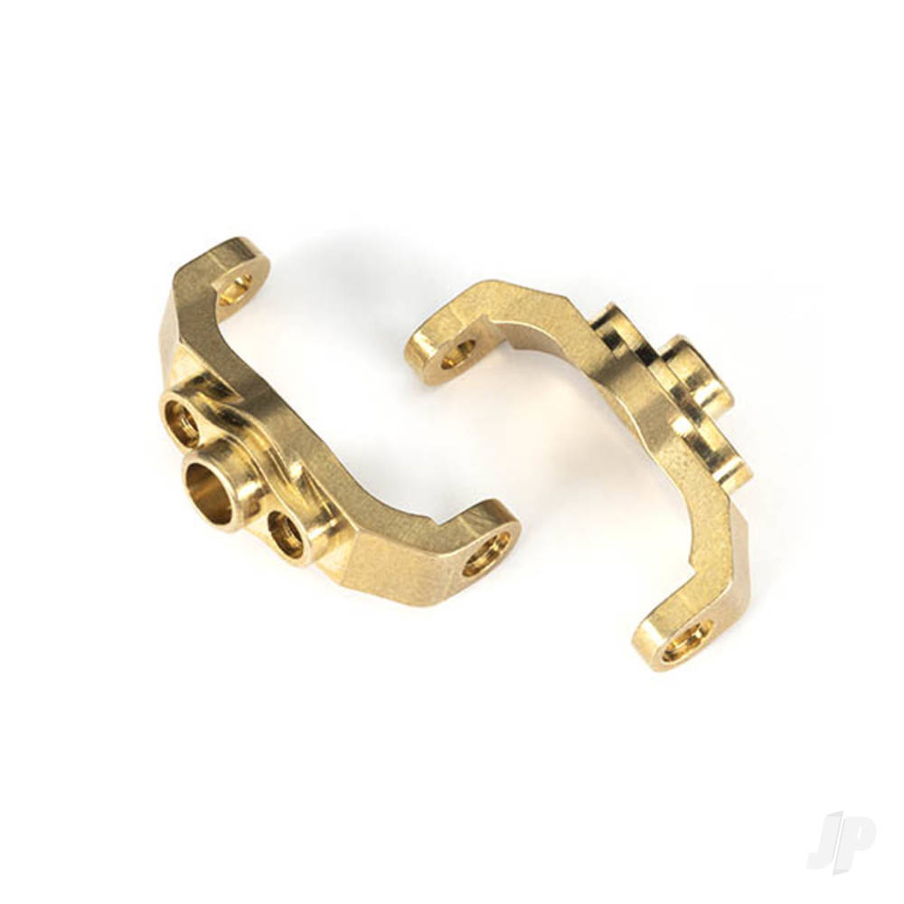 Traxxas Caster blocks, Brass (4 grams each) (left & right)