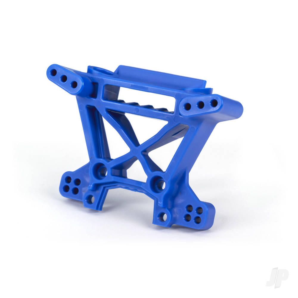 Traxxas Shock tower, front, extreme heavy duty, Blue (for use with #9080 upgrade kit)