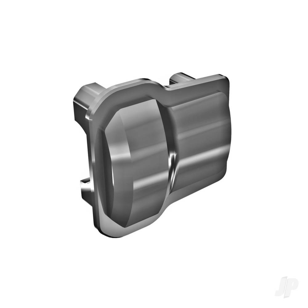 Traxxas Axle cover, 6061-T6 aluminium (Dark Titanium-anodised) (2 pcs) / 1.6x12mm BCS (with threadlock) (8 pcs)