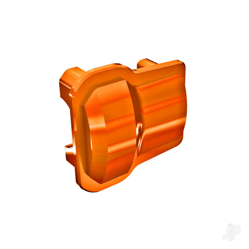 Traxxas Axle cover, 6061-T6 aluminium (Orange-anodised) (2 pcs) / 1.6x12mm BCS (with threadlock) (8 pcs)