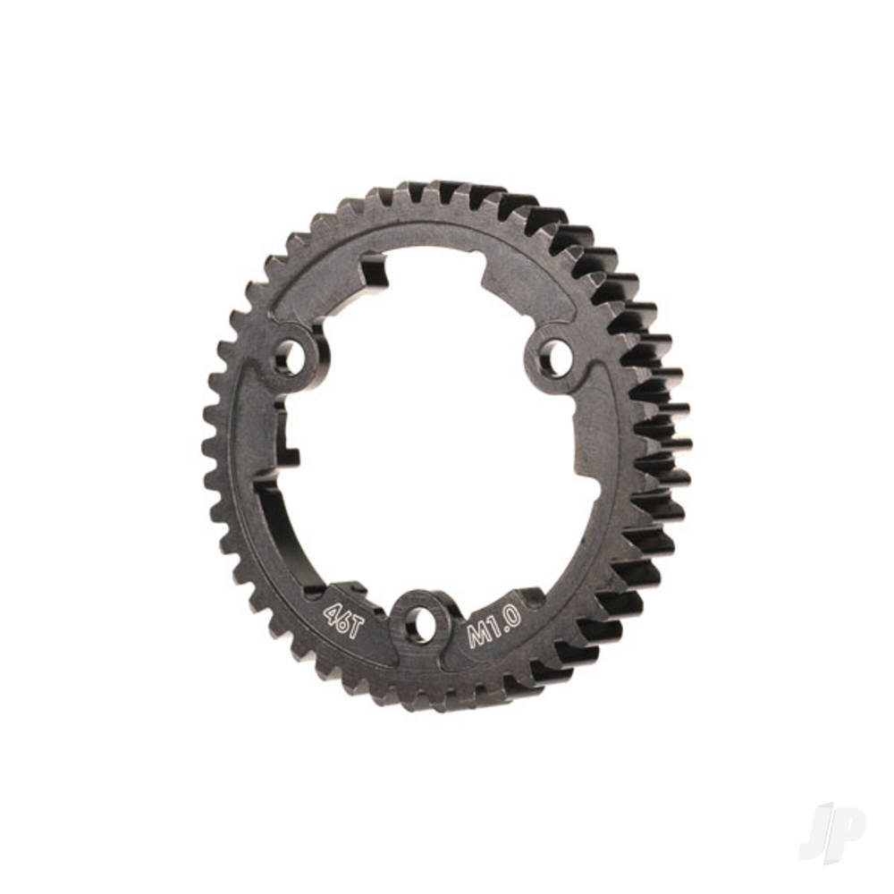 Traxxas Spur gear, 46-tooth, steel (wide face, 1.0 metric pitch)