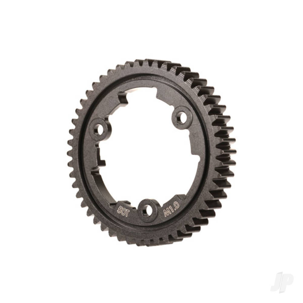 Traxxas Spur gear, 50-tooth, steel (wide face, 1.0 metric pitch)