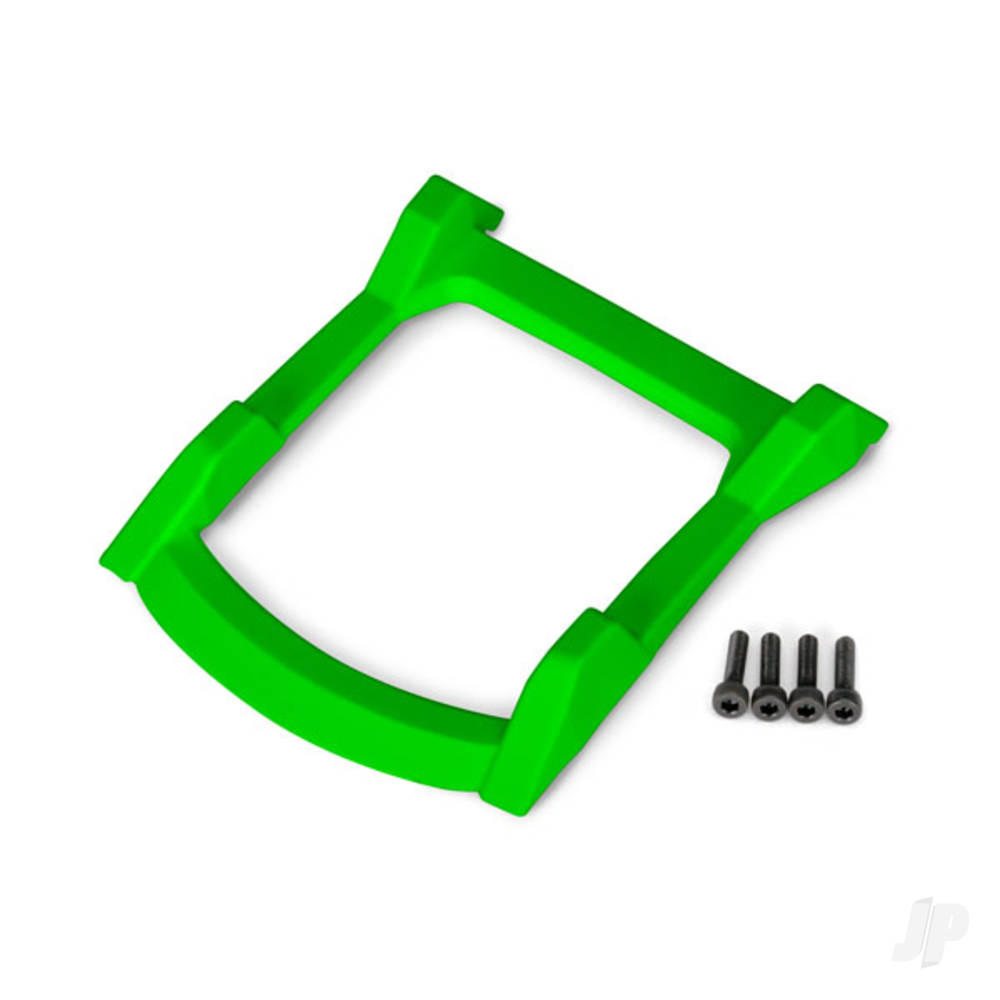Traxxas Skid plate, roof (Body) (Green) / 3x12 CS (4 pcs)