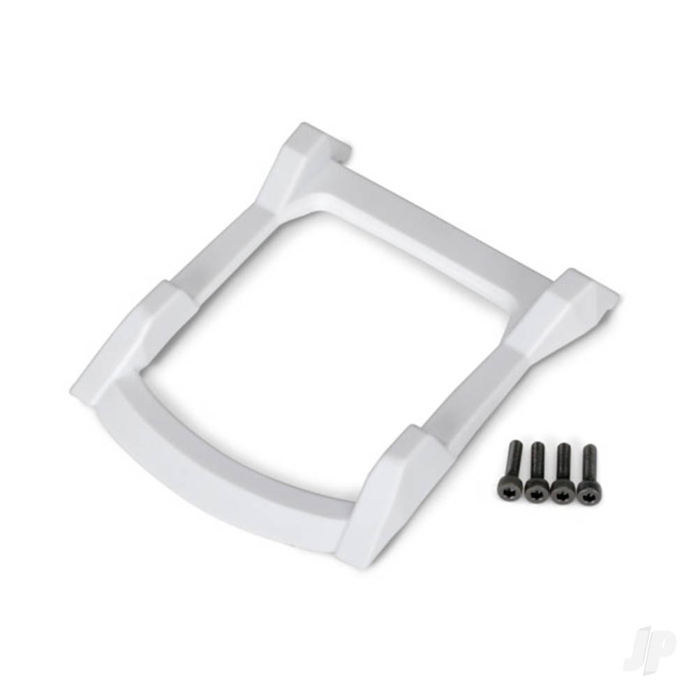 Traxxas Skid plate, roof (Body) (White) / 3x12 CS (4 pcs)