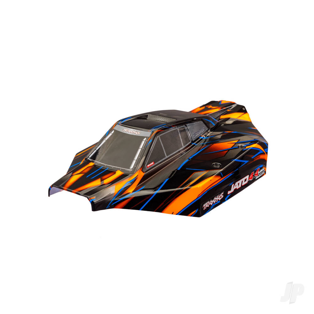 Traxxas Body, Jato 4X4 VXL, Orange (painted, decals applied)