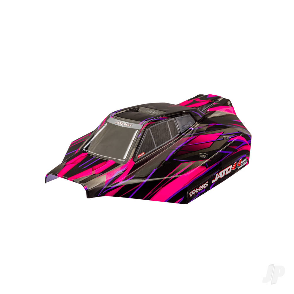 Traxxas Body, Jato 4X4 VXL, Pink (painted, decals applied)