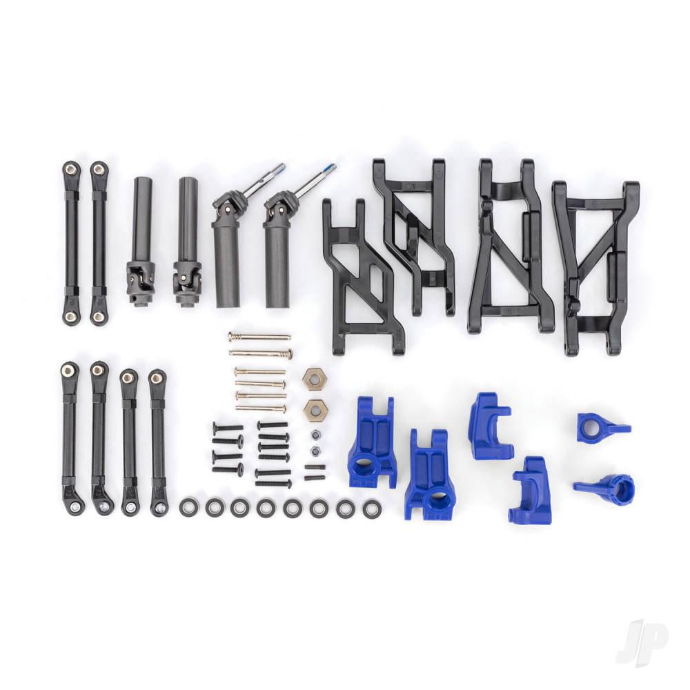 Traxxas Outer Driveline & Suspension Upgrade Kit, extreme heavy duty, Blue (fits Slash 2WD)