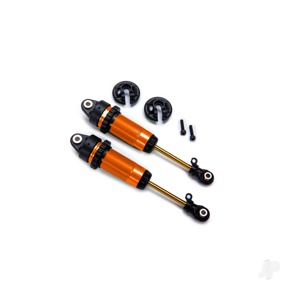 Traxxas Shocks, GTR XX-long Orange-anodised, PTFE-coated bodies with TiN shafts (fully assembled, without springs) (2 pcs)