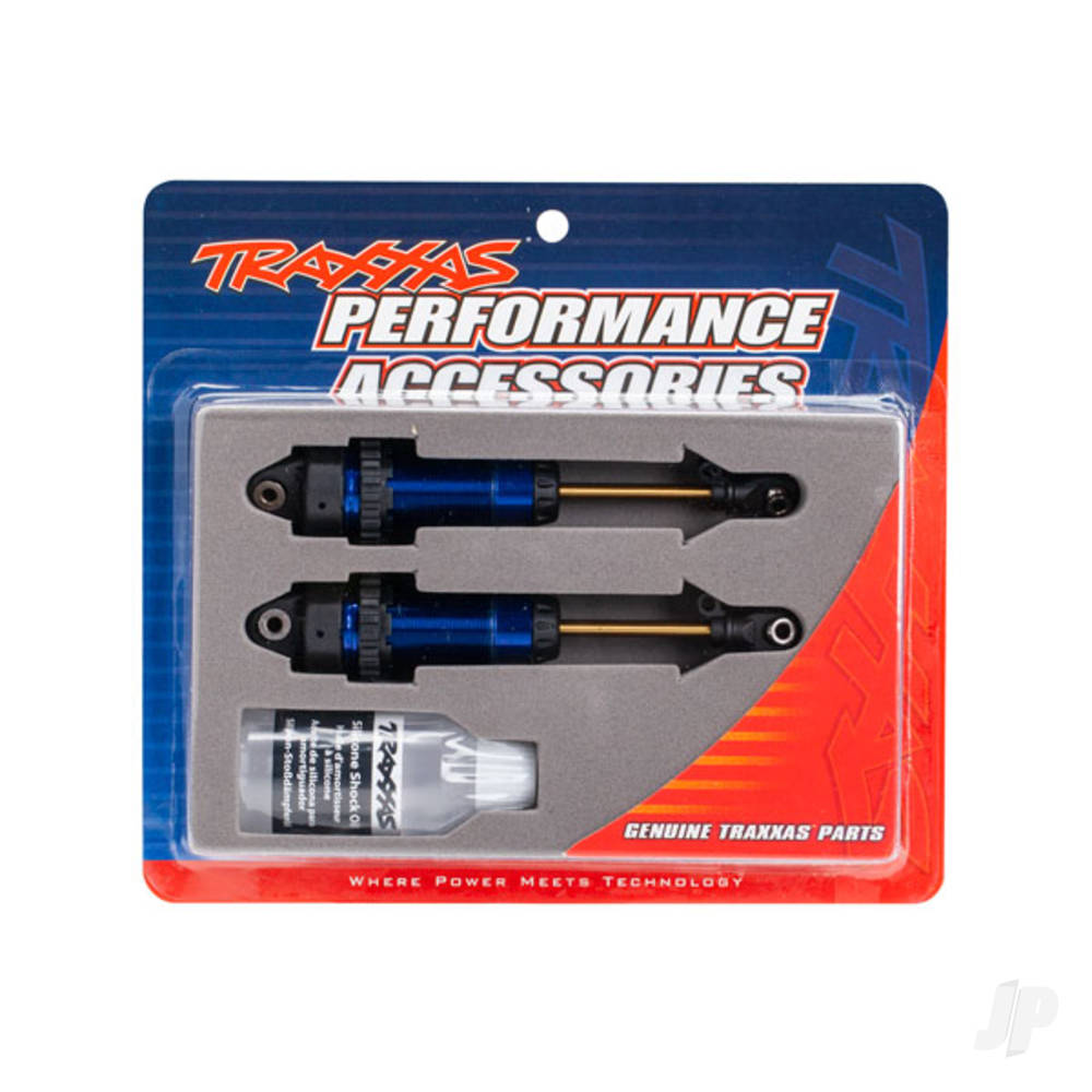 Traxxas Shocks, GTR XX-Long Blue-anodised, PTFE-coated bodies with TiN shafts (fully assembled, without springs) (2 pcs)