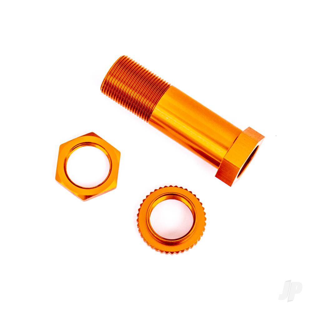 Traxxas Servo saver post / adjuster nut / locknut (Orange-anodised, 6061-T6 aluminium) (1pc)