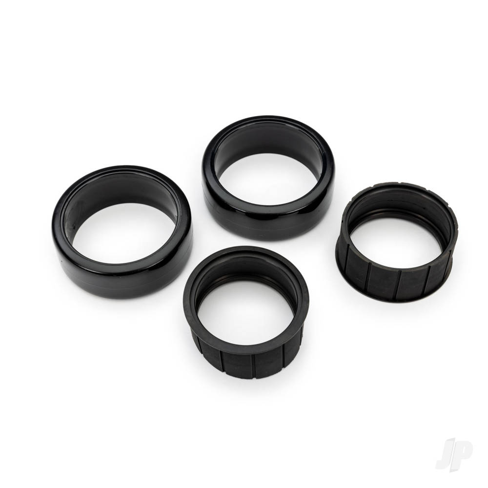 Traxxas Tyres, 1.9" Drift (1 dot, hard, rough surfaces)) (front) (2)/ rubber inserts (2)-1