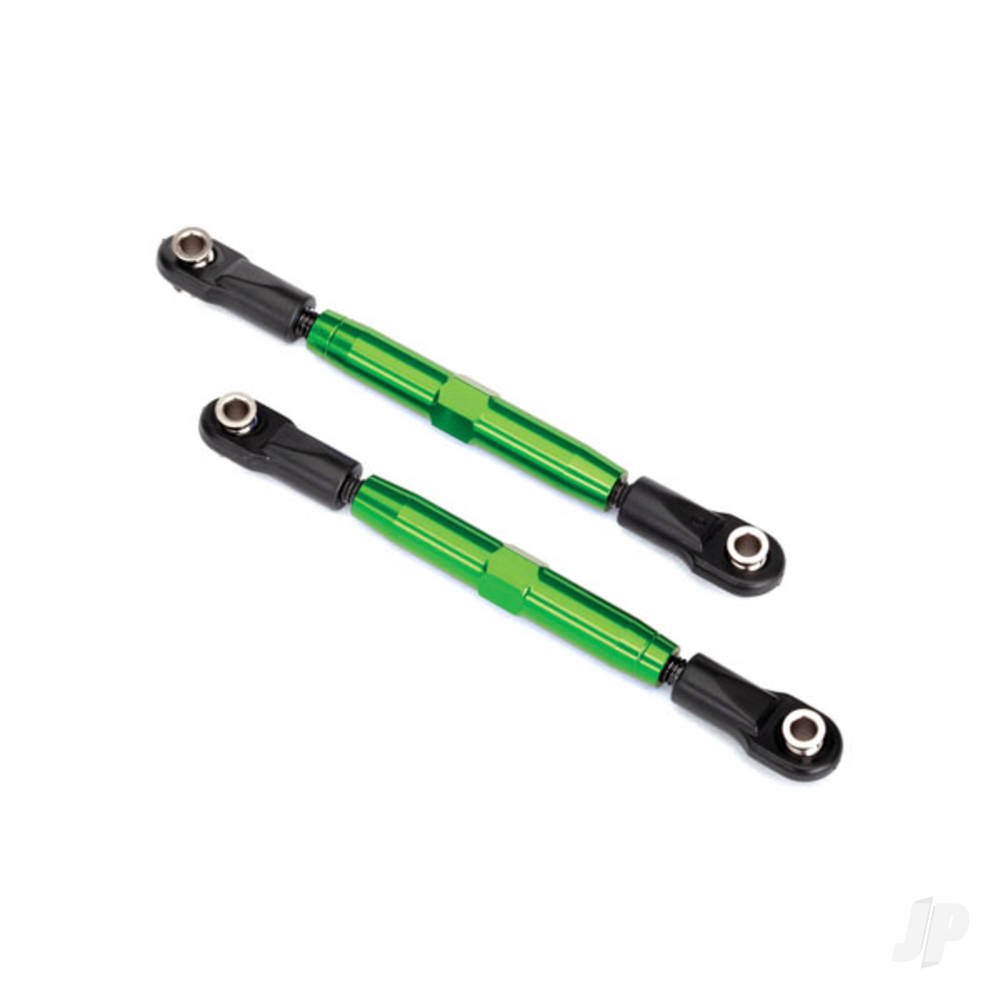 Traxxas Camber links, Rear (Tubes Green-anodised, 7075-T6 aluminium, stronger than Titanium) (73mm) (2 pcs) / rod ends (4 pcs) / aluminium wrench (1pc)