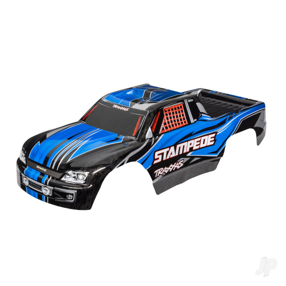 Traxxas Body, Stampede (also fits Stampede VXL), Blue (painted, decals applied)