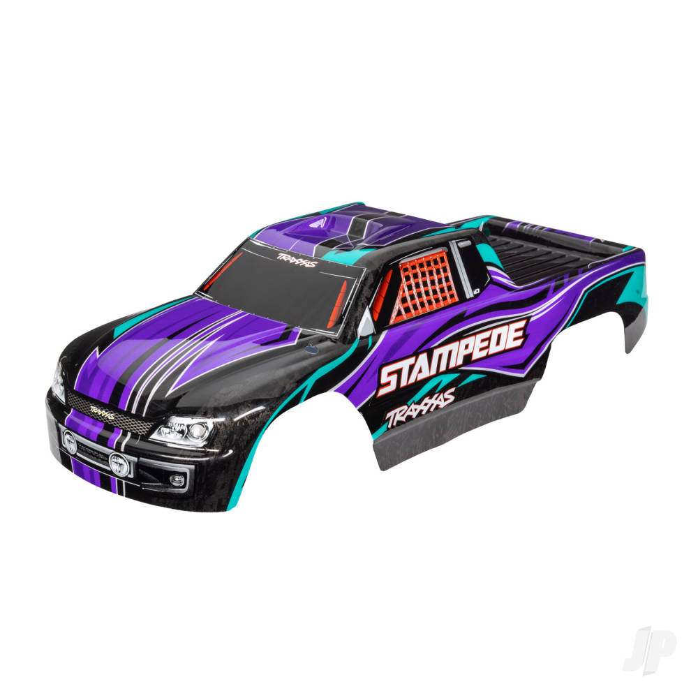 Traxxas Body, Stampede (also fits Stampede VXL), Purple (painted, decals applied)