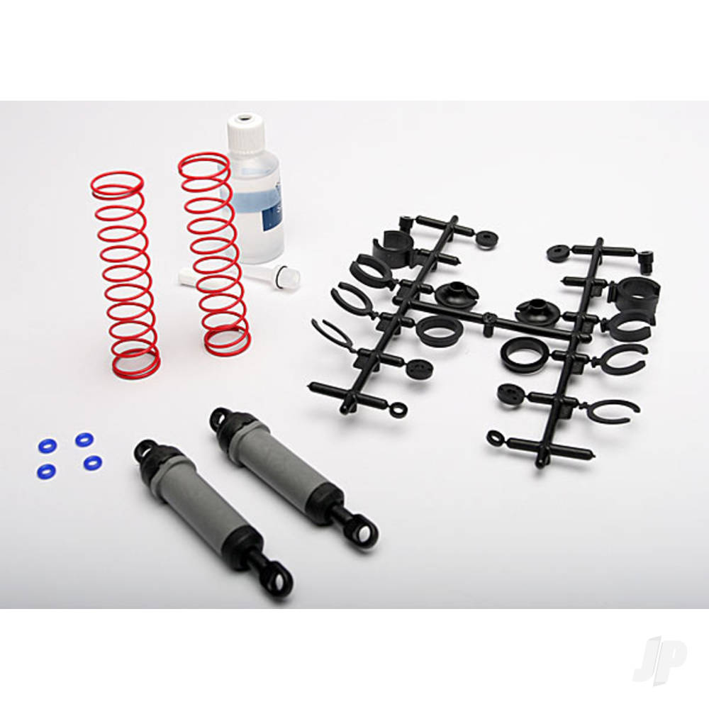 Traxxas Ultra shocks (Grey) (XX-Long) (complete with spring pre-load spacers & springs) (Rear) (2 pcs)