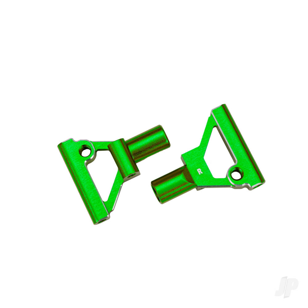 Traxxas Suspenion arms, lower, front, 6061-T6 aluminium (Green-anodised) (left & right)/ 2.5x5mm BCS (with threadlock) (2 pcs)