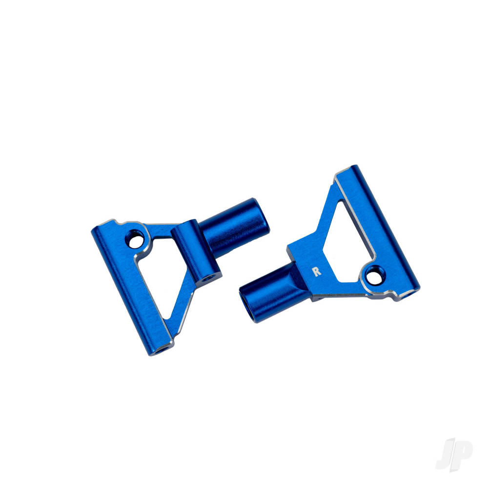 Traxxas Suspension arms, lower, front, 6061-T6 aluminium (Blue-anodised) (left & right)/ 2.5x5mm BCS (with threadlock) (2 pcs)