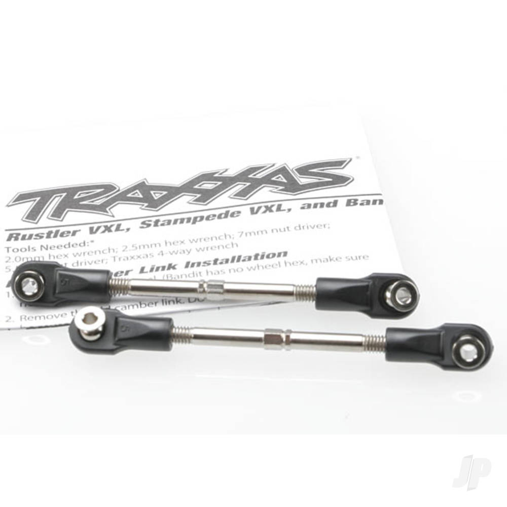Traxxas Turnbuckles, toe link, 59mm (78mm centre to Center) (2 pcs) (assembled with rod ends and hollow balls)