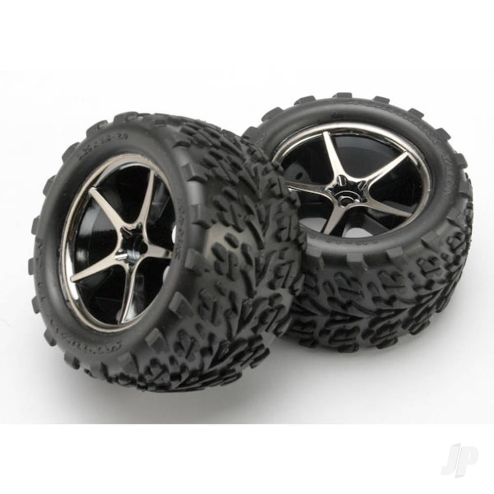 Traxxas Tyres & Wheels, Assembled Glued Talon Tyres (2 pcs)