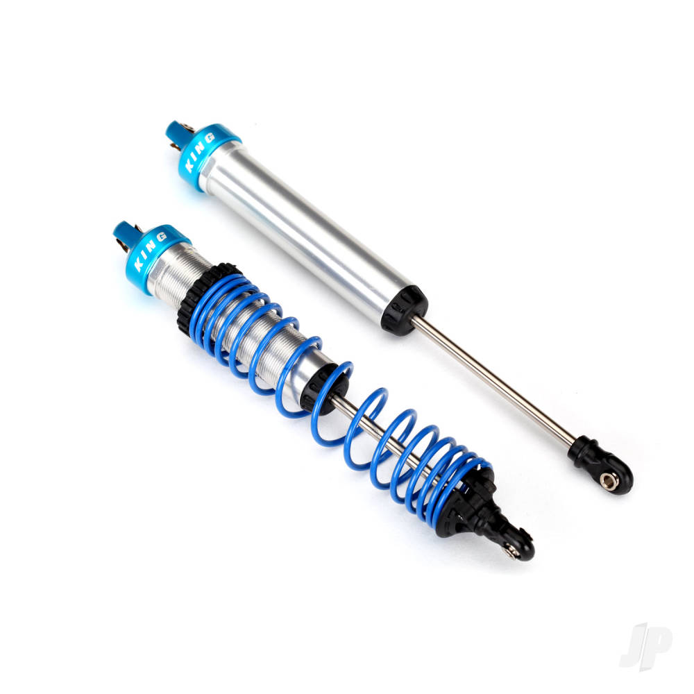 Traxxas Shock caps, aluminium (Blue-anodised), King shocks (4 pcs)-5