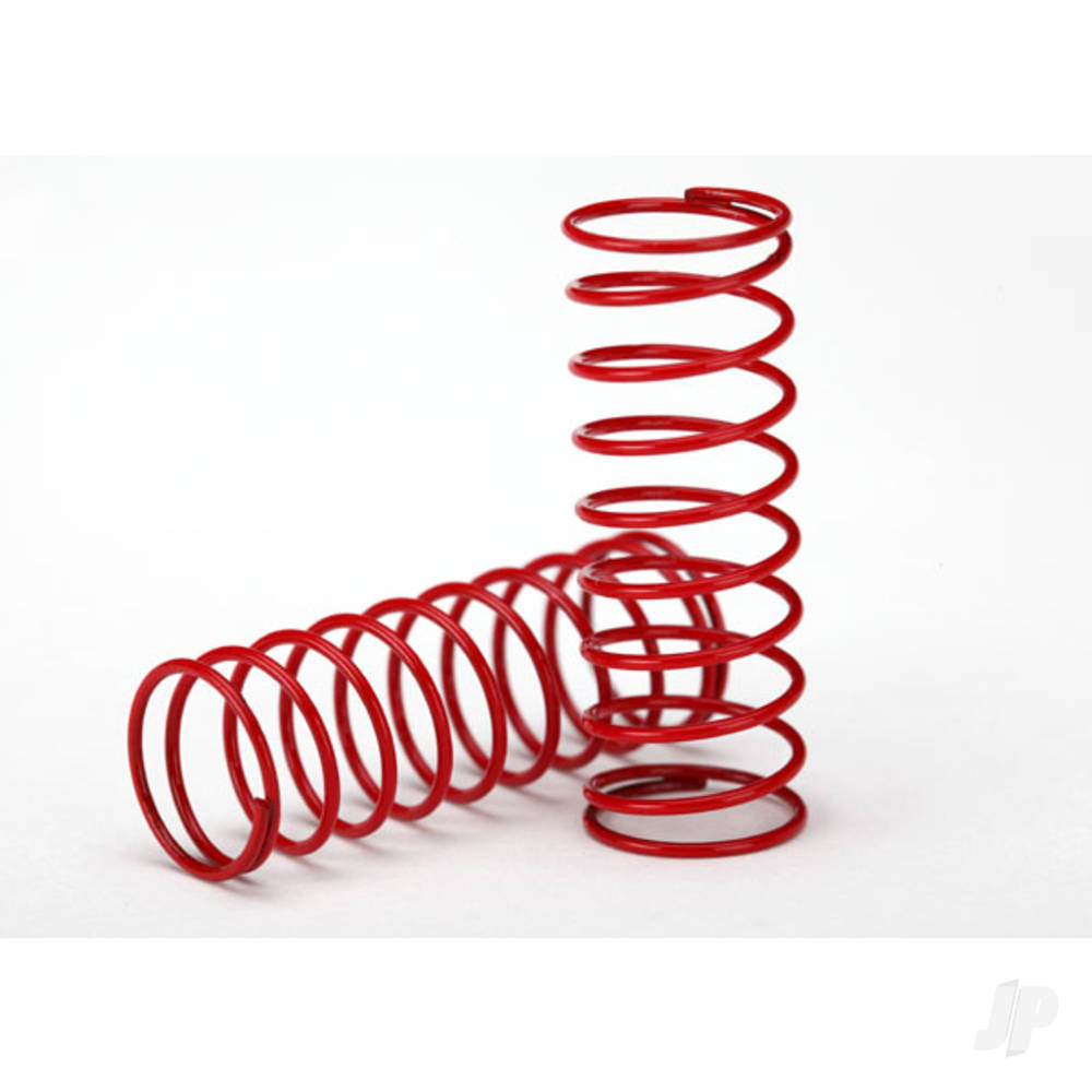 Traxxas Spring, shock (Red) (GTR) (0.314 rate) (1 pair)