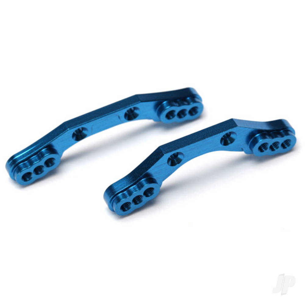 Traxxas Shock towers, Front & Rear, 6061-T6 aluminium (Blue-anodised)