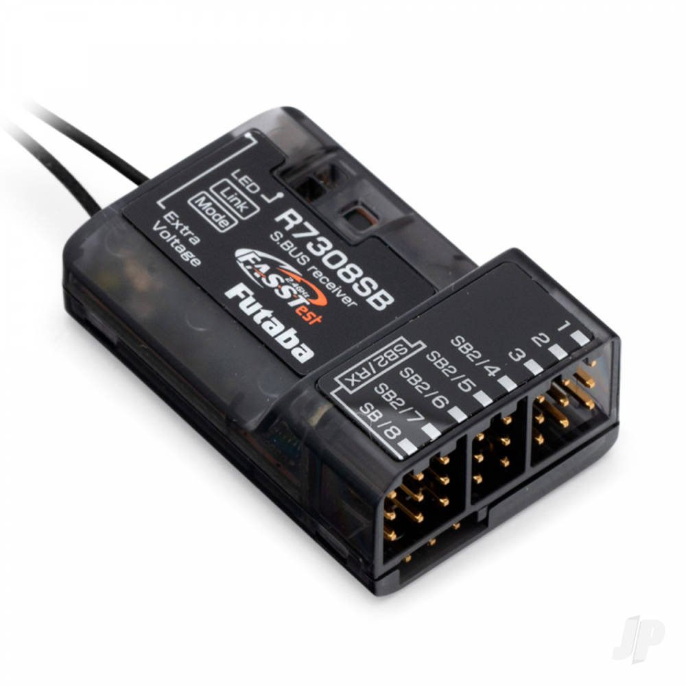 R7308SB 8-channel Air Receiver (26-channel S.Bus) FASSTest - High Gain Aerials