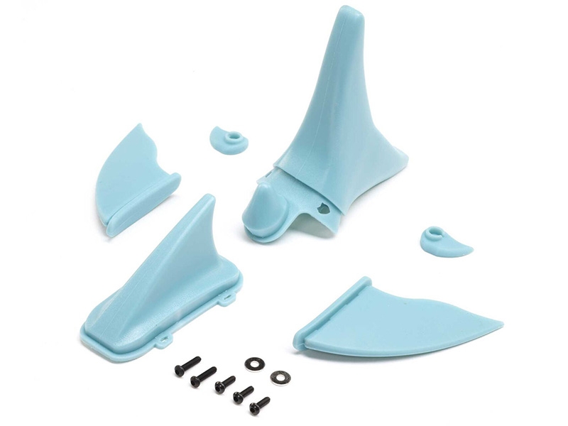 Losi Replacement Fin Set, Megalodon: Mini LMT