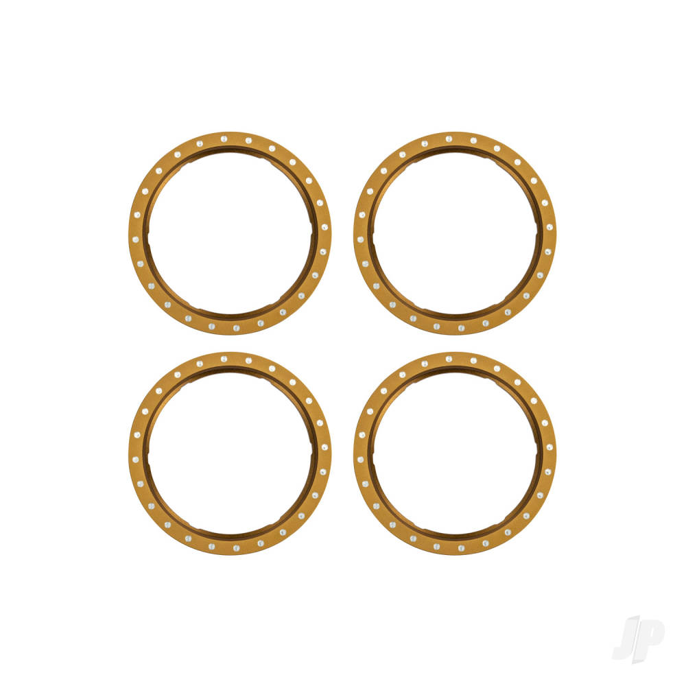 Traxxas Beadlock rings, bronze (machined aluminium) (4)