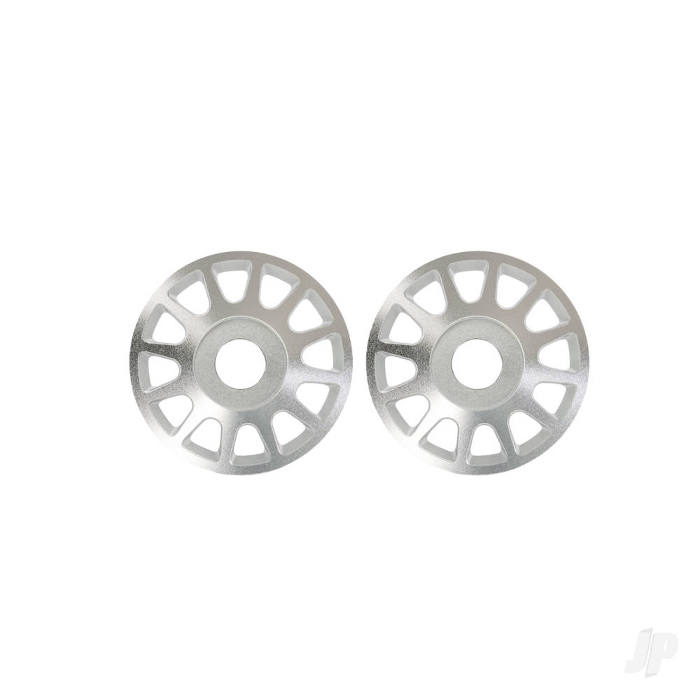Traxxas Wheel centres, Method Race Wheels 703 Beadlock (6061-T6 aluminium, silver-anodised), 2.5x10mm CS (12) (beadlock rings sold separately) (2)